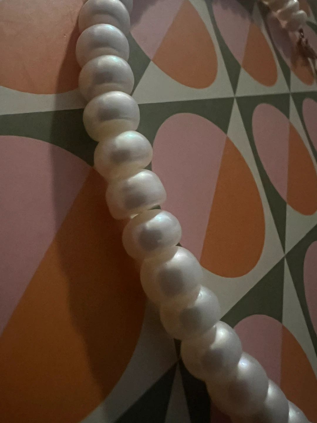 Pearl Necklace with 14 k Gold Clasp - photo 2