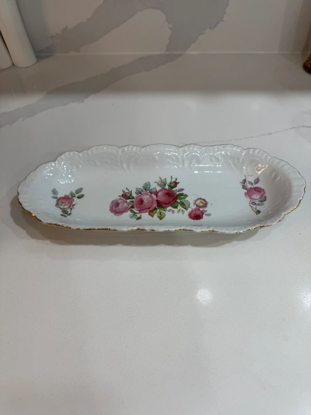 Vintage Floral Serving Tray - photo 2