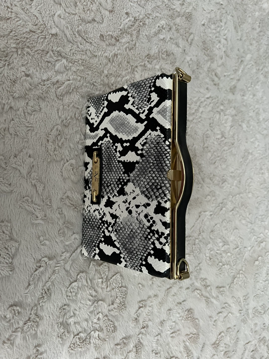 Valentino 19V69 Italia Snake Print Clutch Bag with Dust Bag - photo 2