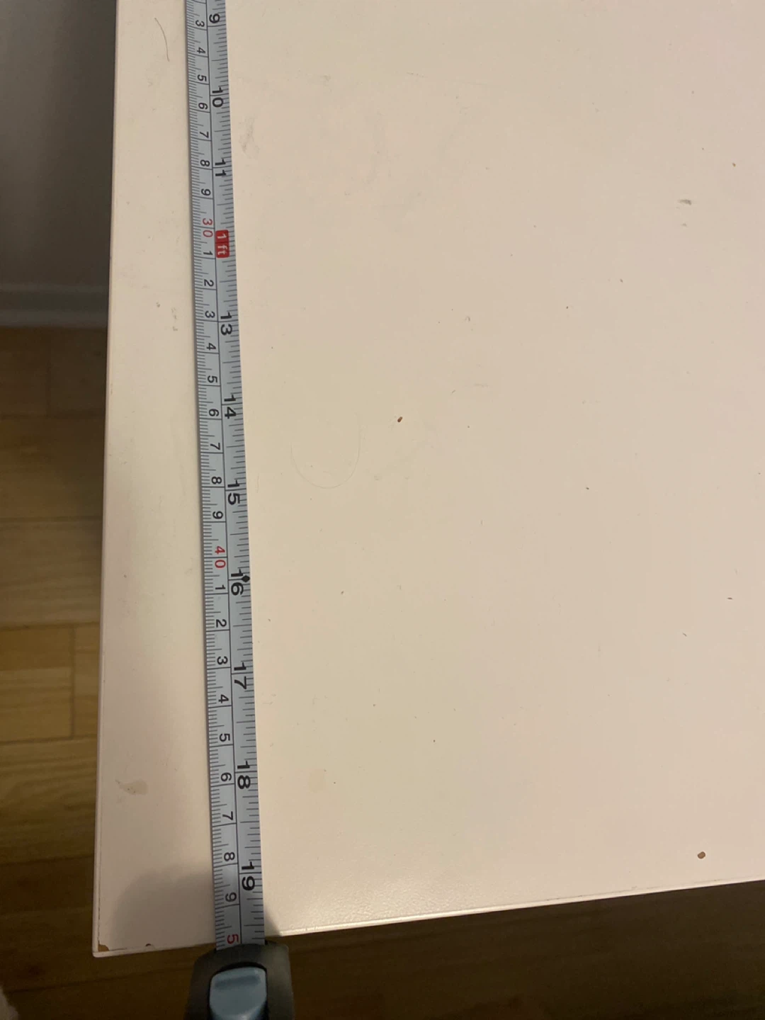 White Desk with Drawer - photo 3