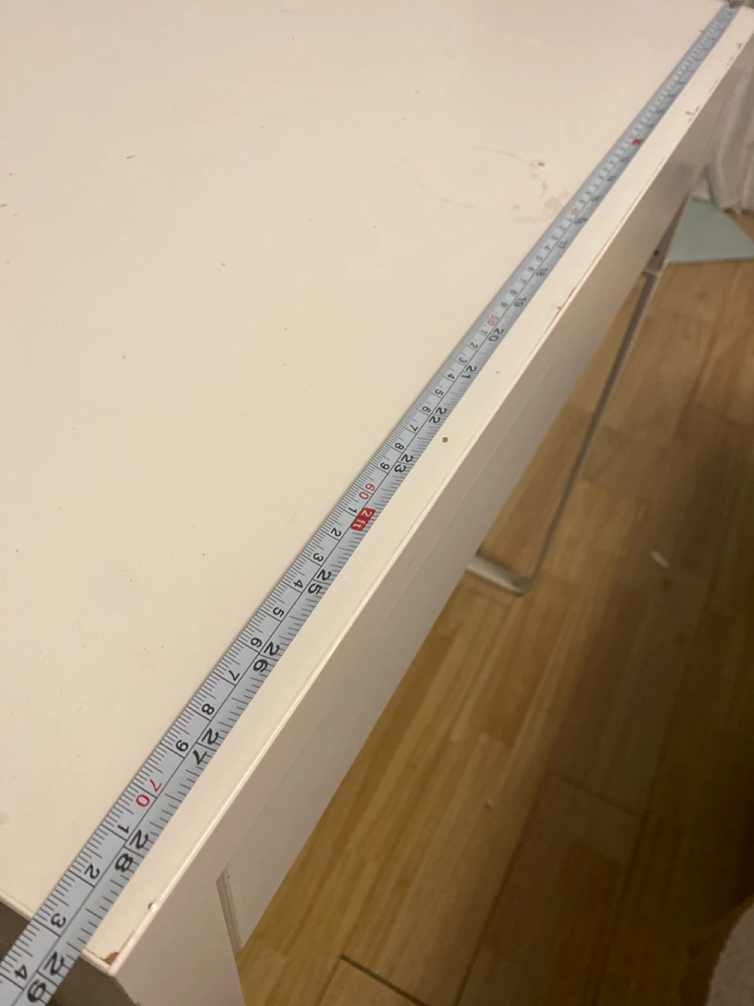 White Desk with Drawer - photo 4