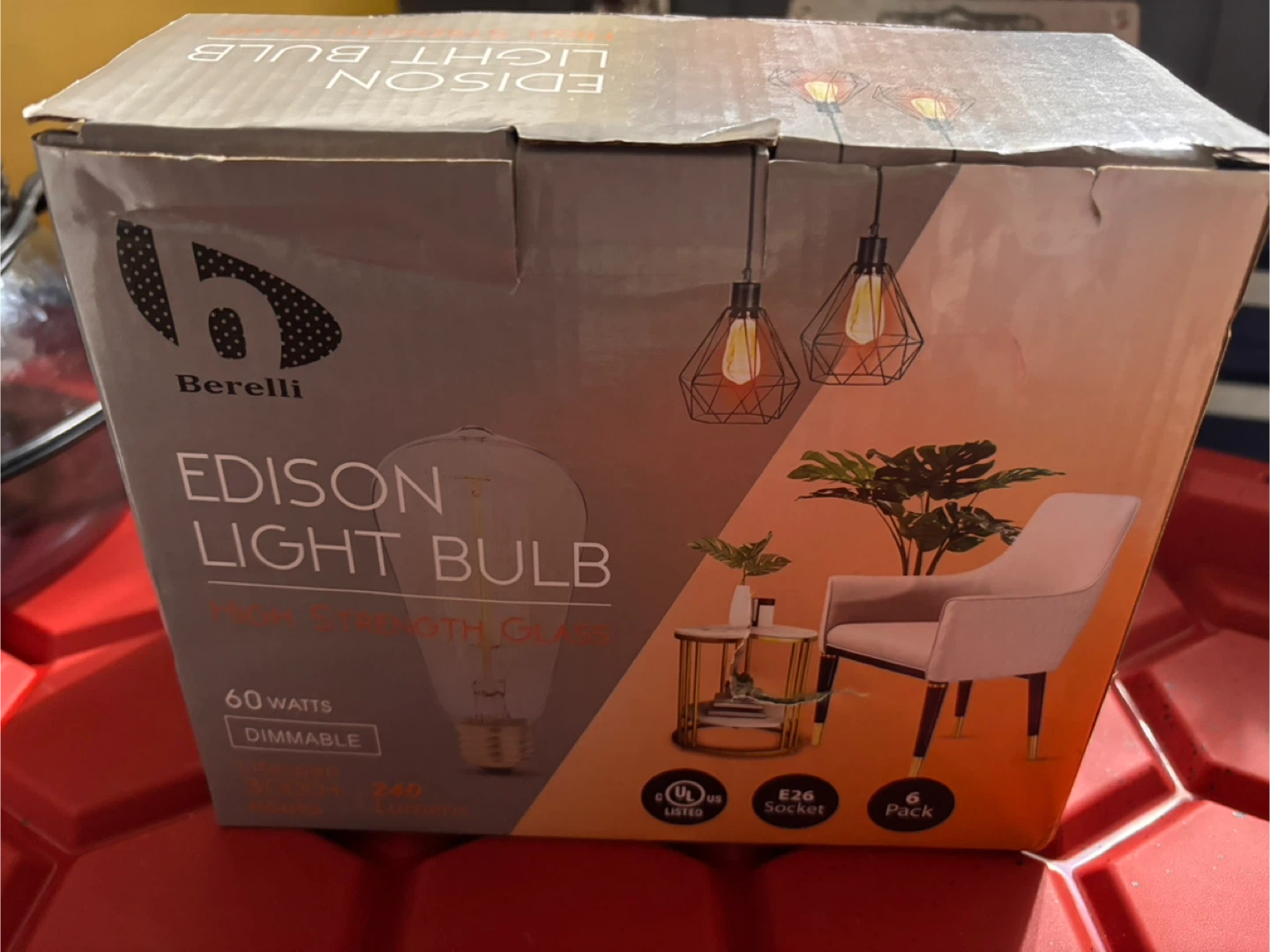 Berelli Edison Light Bulbs - 6 Pack