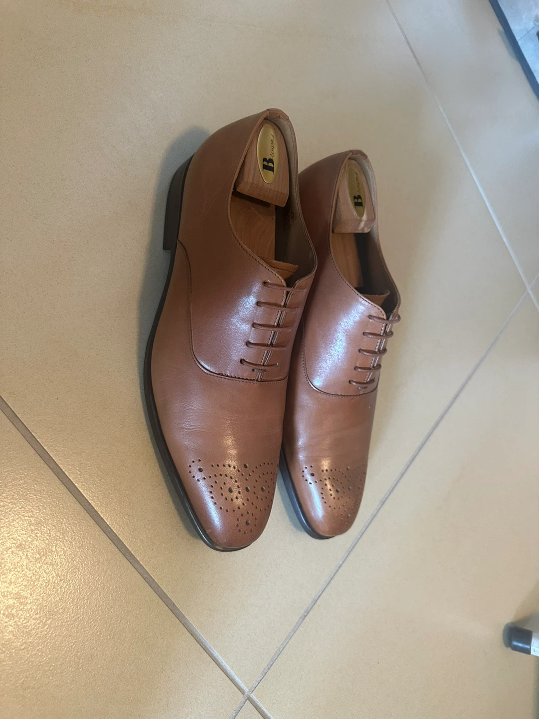 Paul Smith Men's Brown Leather Brogues