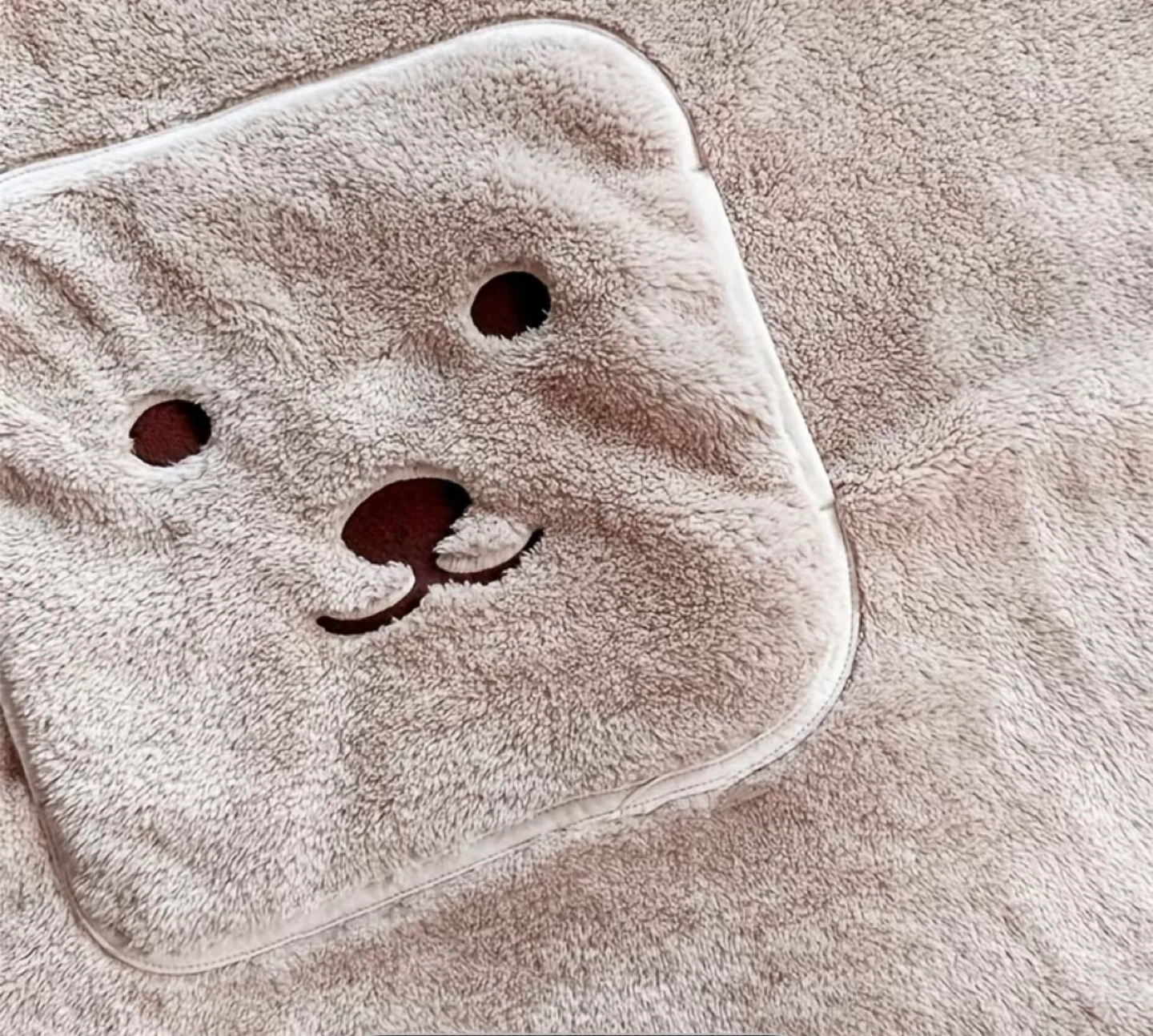 Fuzzy Bear Hooded Poncho Blanket - photo 2