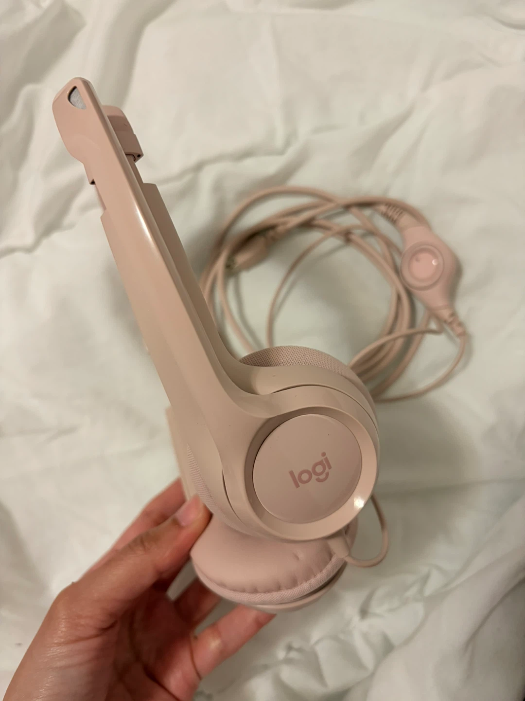 Logitech H390 Wired Headset - Rose Pink - photo 2