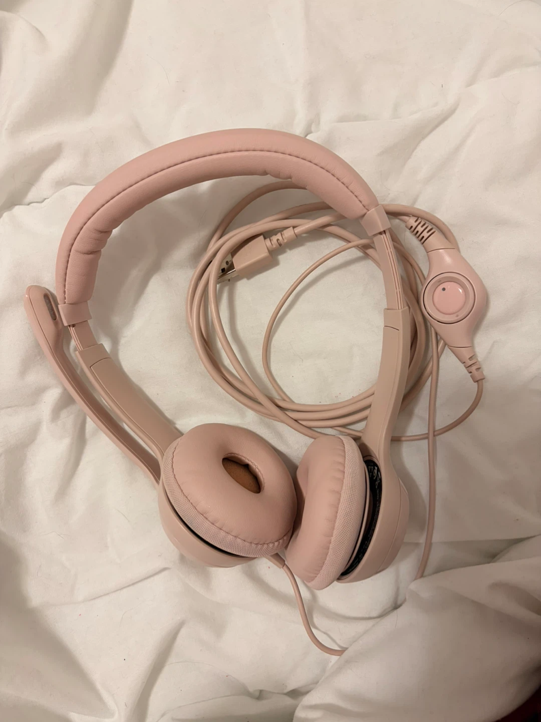 Logitech H390 Wired Headset - Rose Pink - photo 3