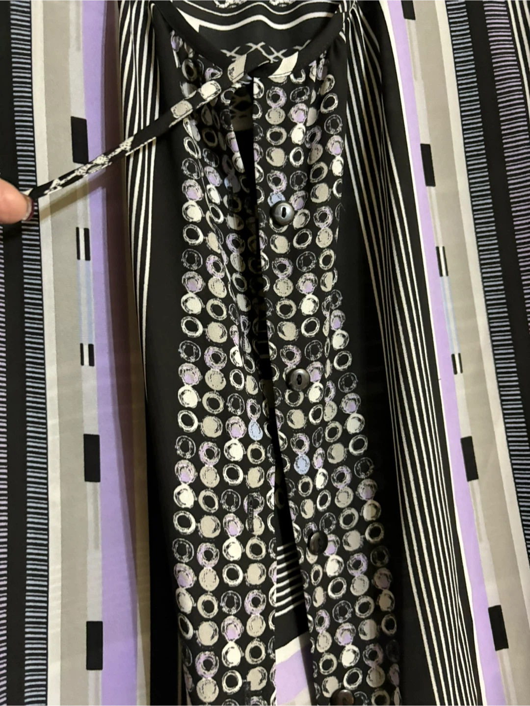 Style & Co Petite Geometric Print Blouse - M/M - photo 2