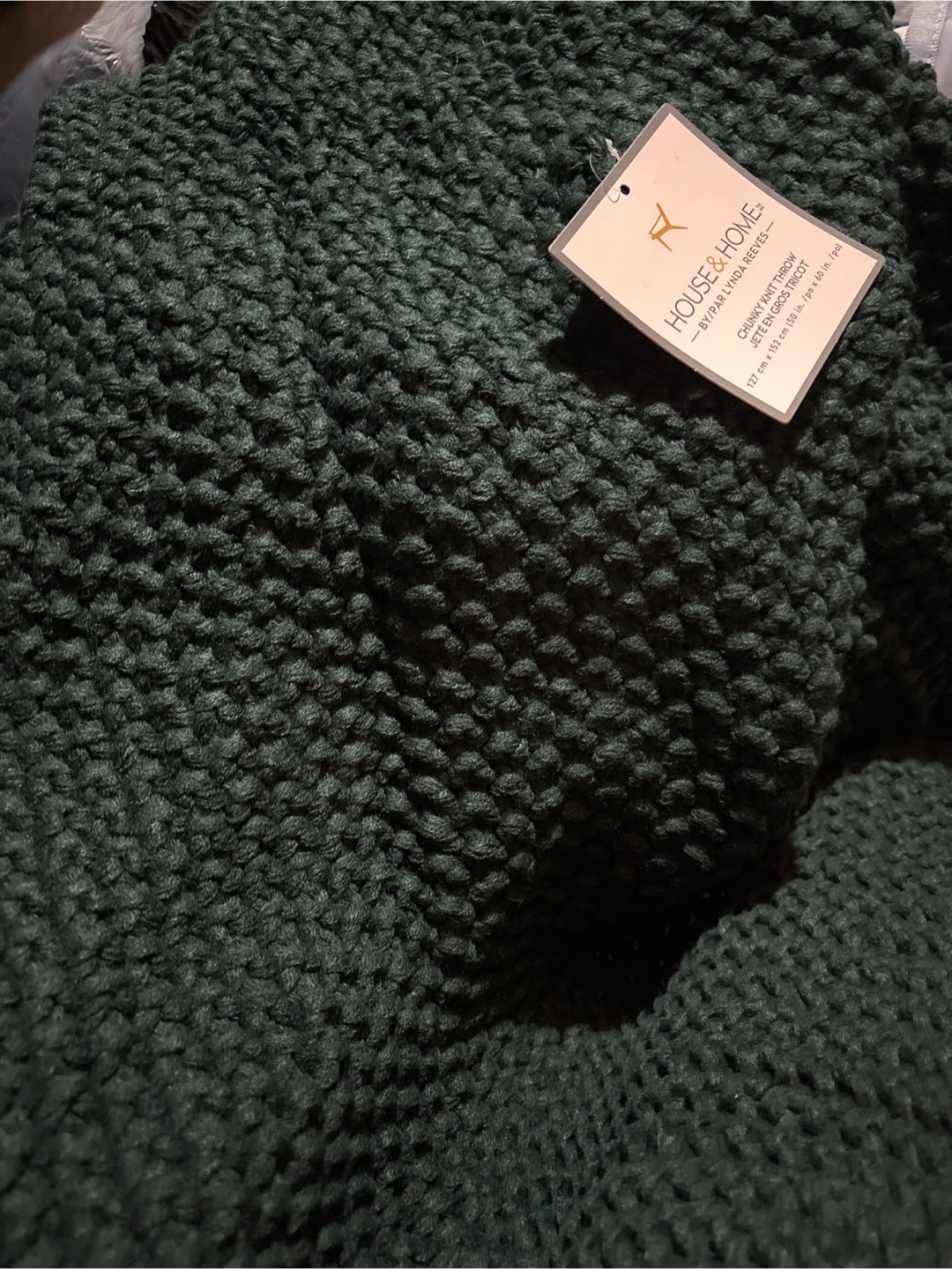HOUSE & HOME Chunky Knit Throw