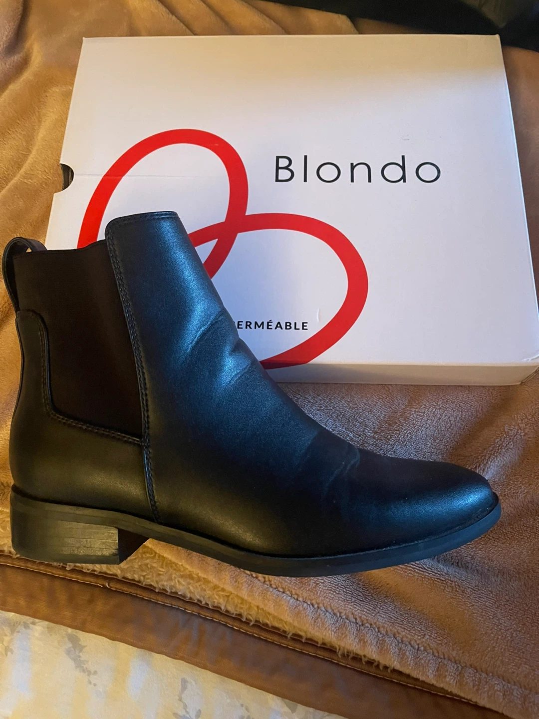 Blondo Black Leather Waterproof Ankle Boots - photo 2