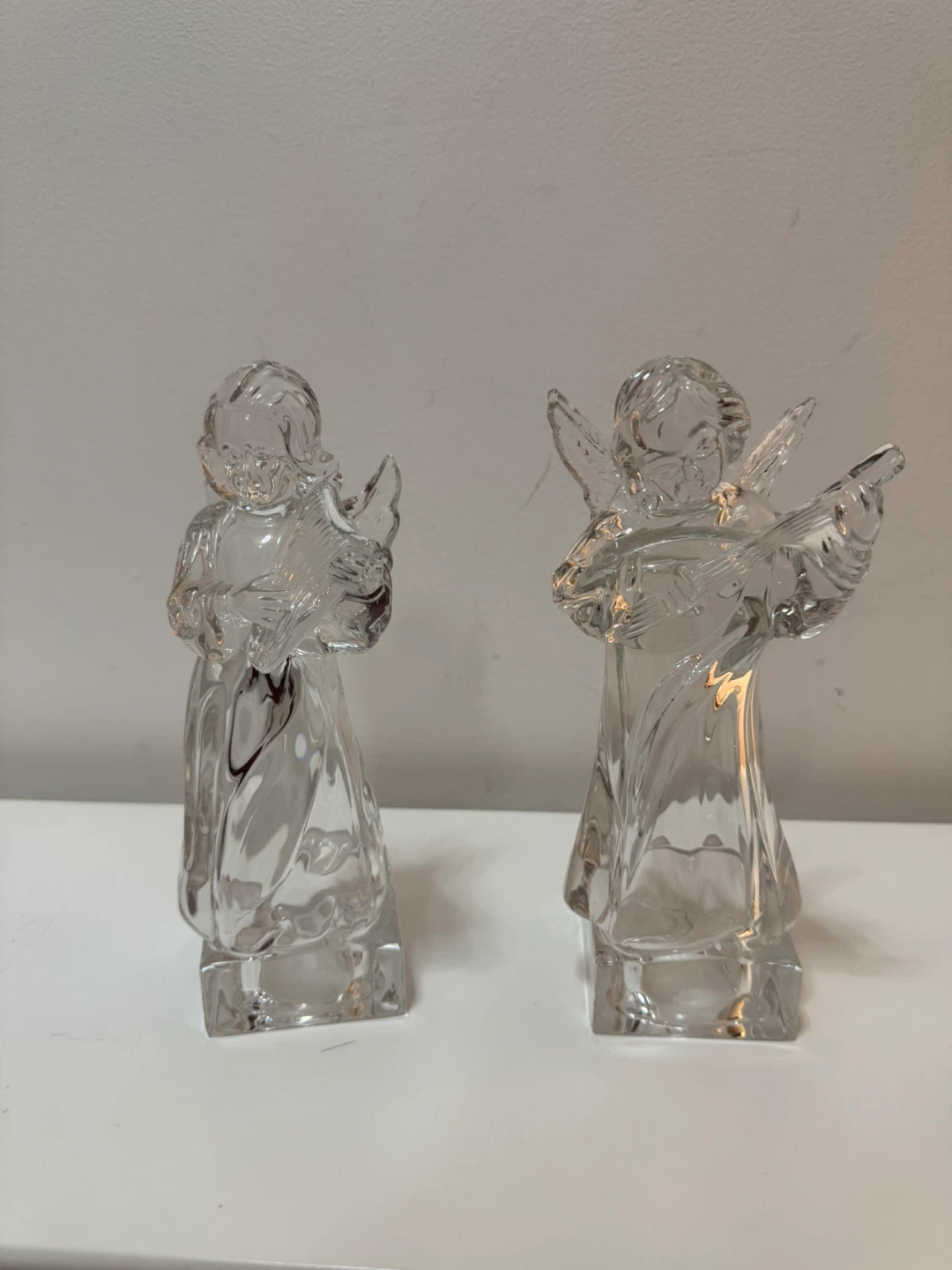 Mikasa Crystal Angel Candle Holder & Figurines (Set of 3) - photo 4