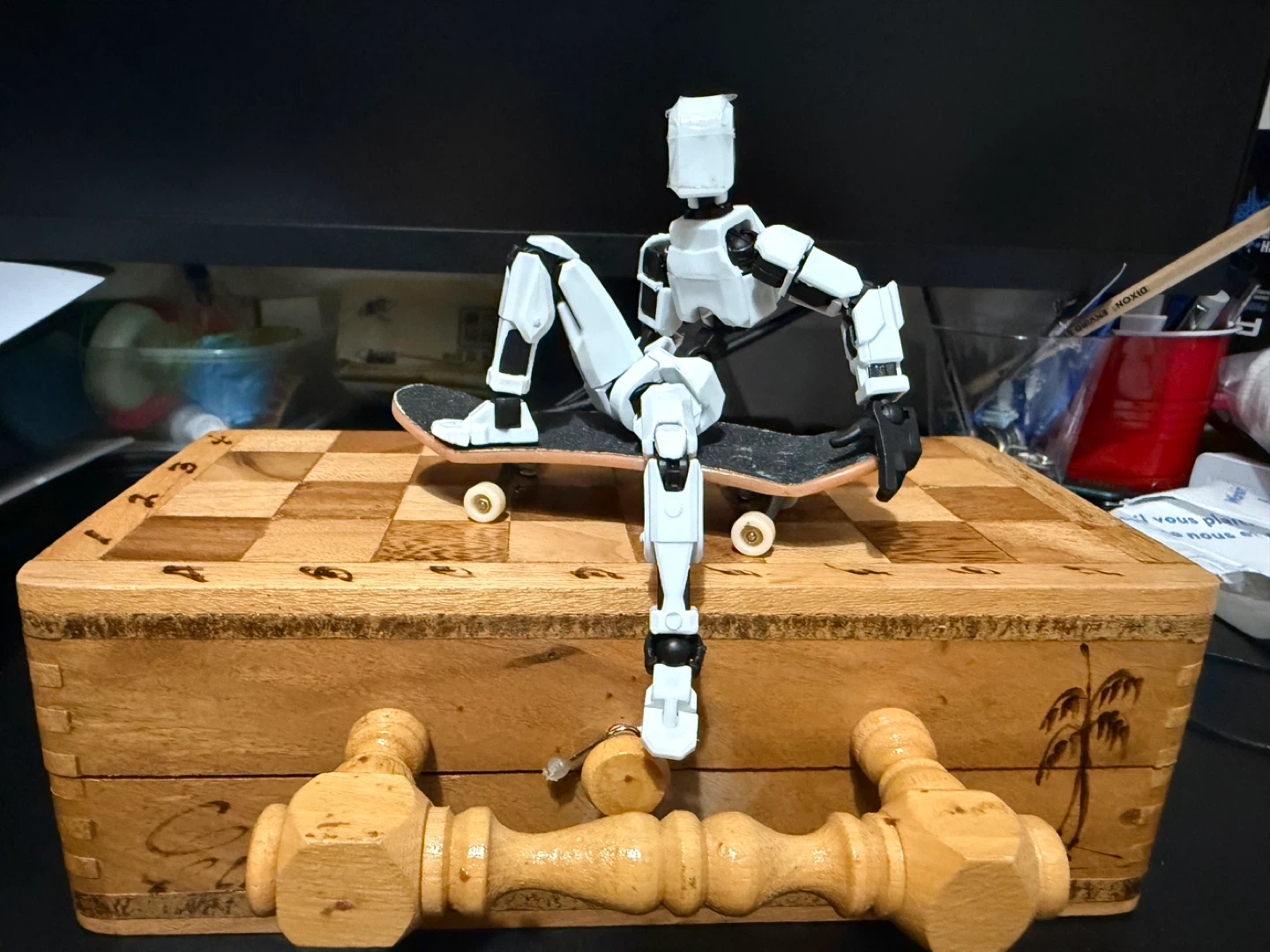 Foldable Wooden Chess Set