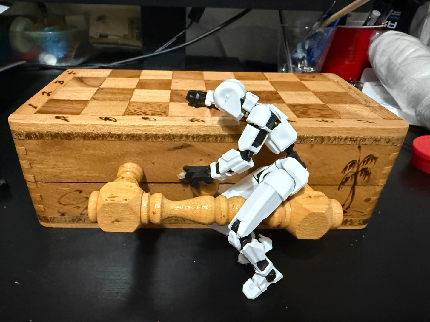 Foldable Wooden Chess Set - photo 3