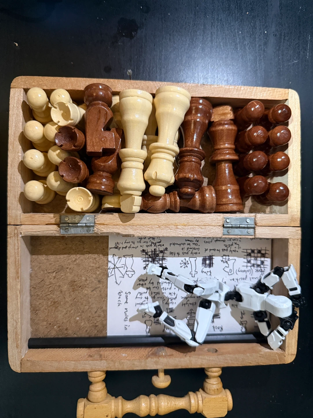 Foldable Wooden Chess Set - photo 5