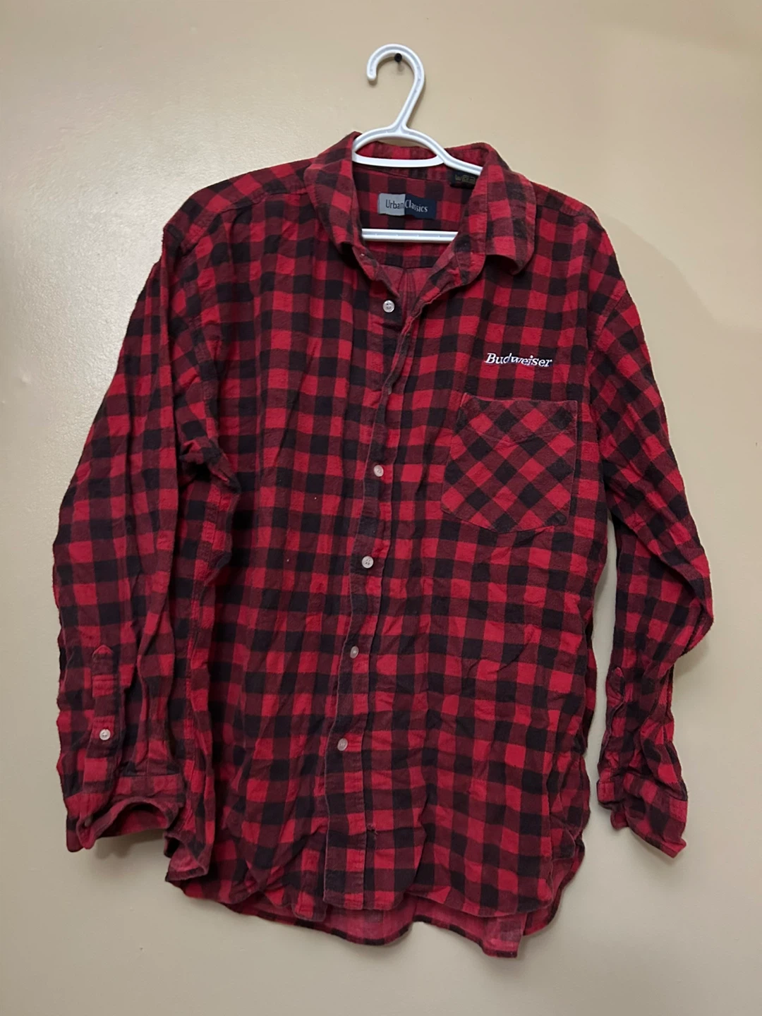 Urban Classics Budweiser Flannel XL