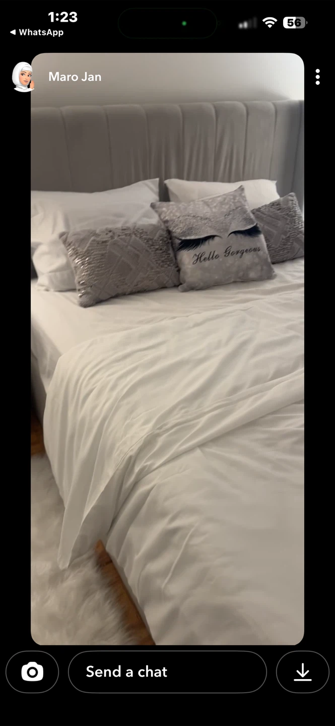 Grey Decorative Throw Pillows with "Hello Gorgeous" Text