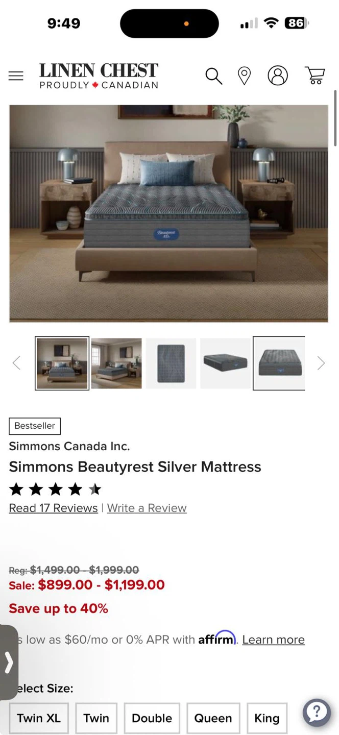 Simmons Beautyrest Silver Mattress - photo 3