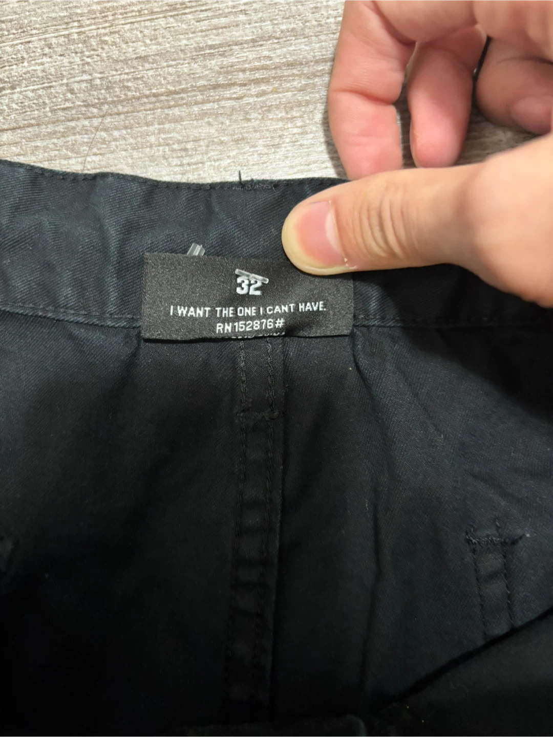 Pleasures Lecture Zip Off Pants Black Size 32 - photo 3