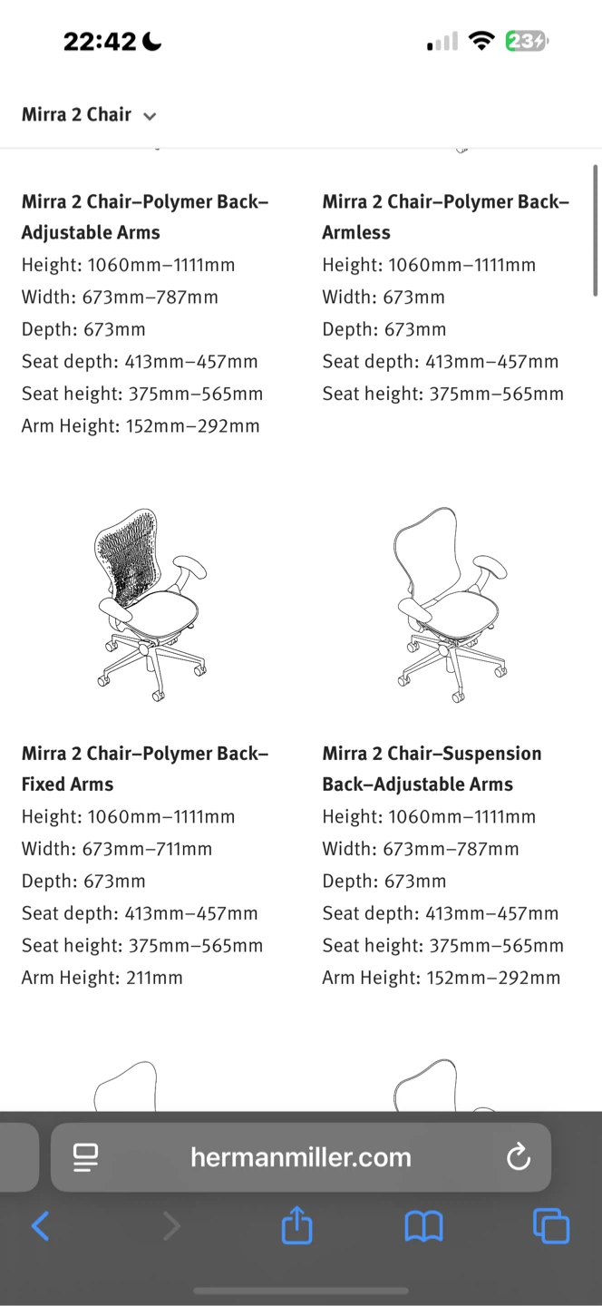 Herman Miller Mirra Chair - photo 4