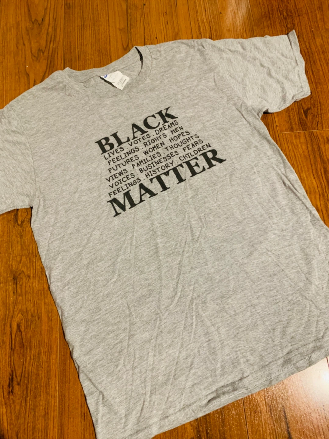 Gildan Softstyle "Black Lives Matter" T-Shirt Size S