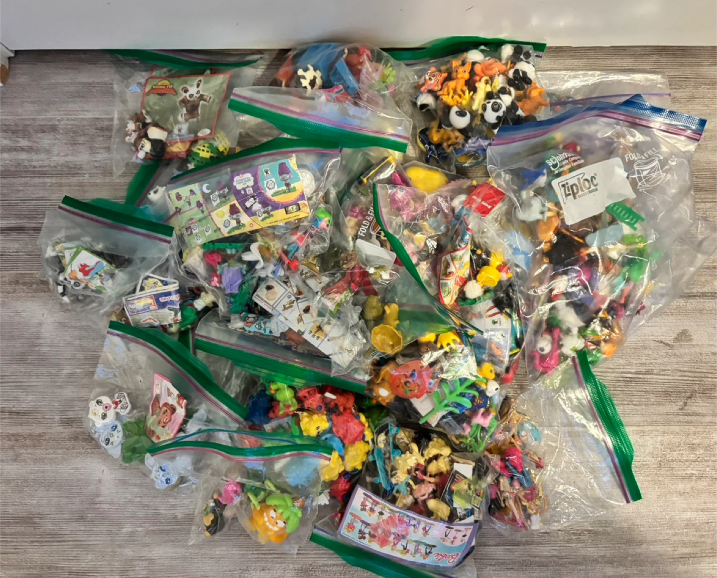 Vintage Kinder egg Assorted Mini Figurines Toy Bundle