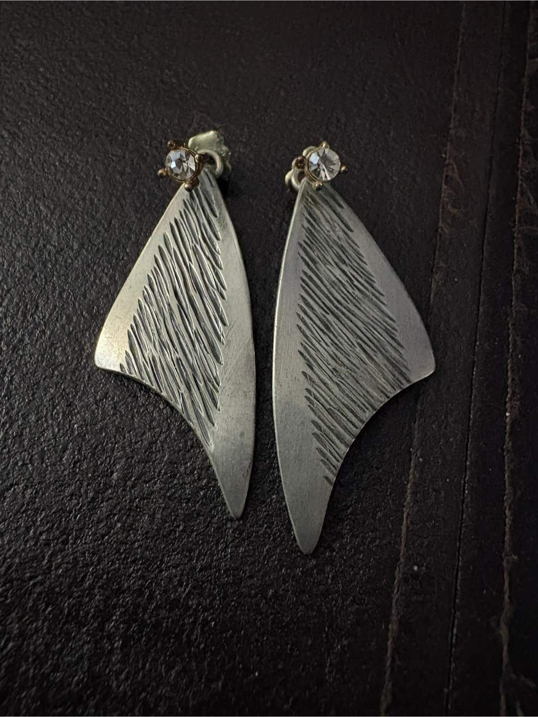 Jorgen Jensen Pewter Earrings