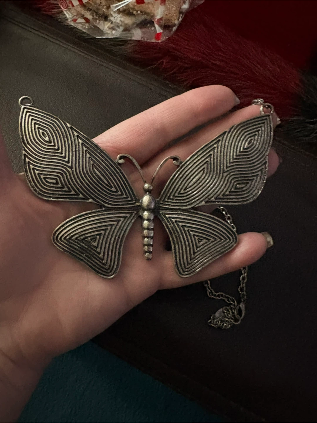 Vintage ZAD Butterfly Necklace - photo 5