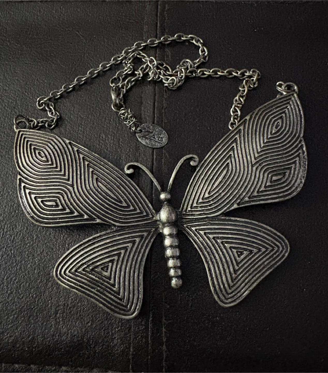 Vintage ZAD Butterfly Necklace