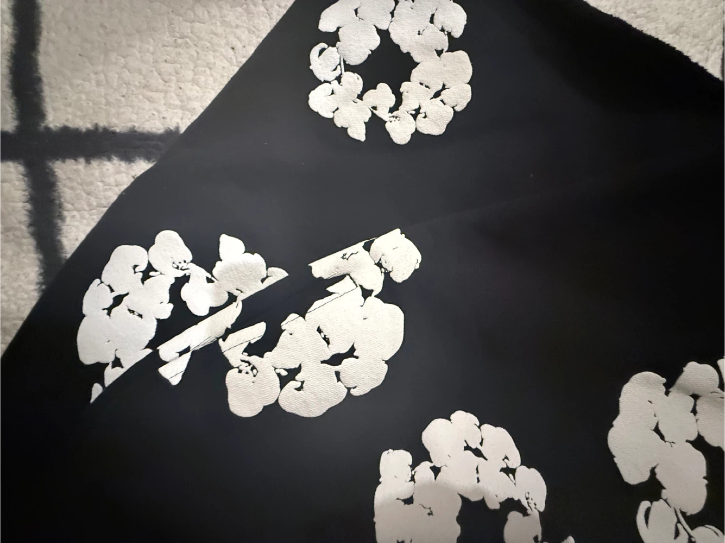 Denim Tears Black Floral Shorts - photo 5