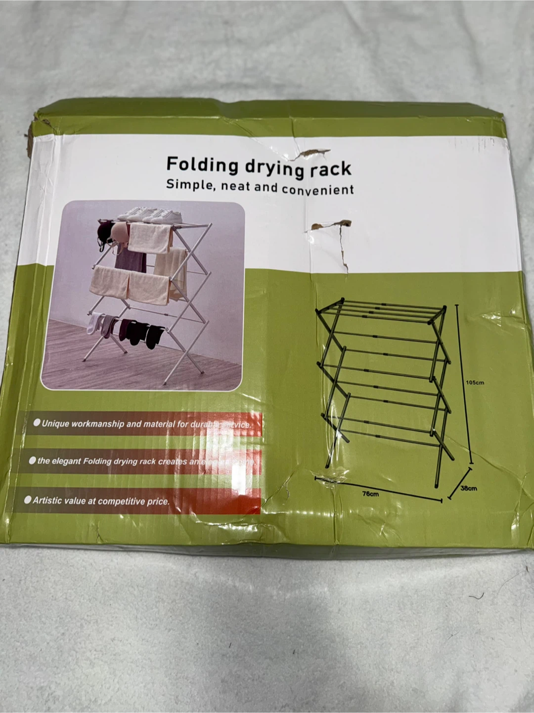 Folding Drying Rack color black