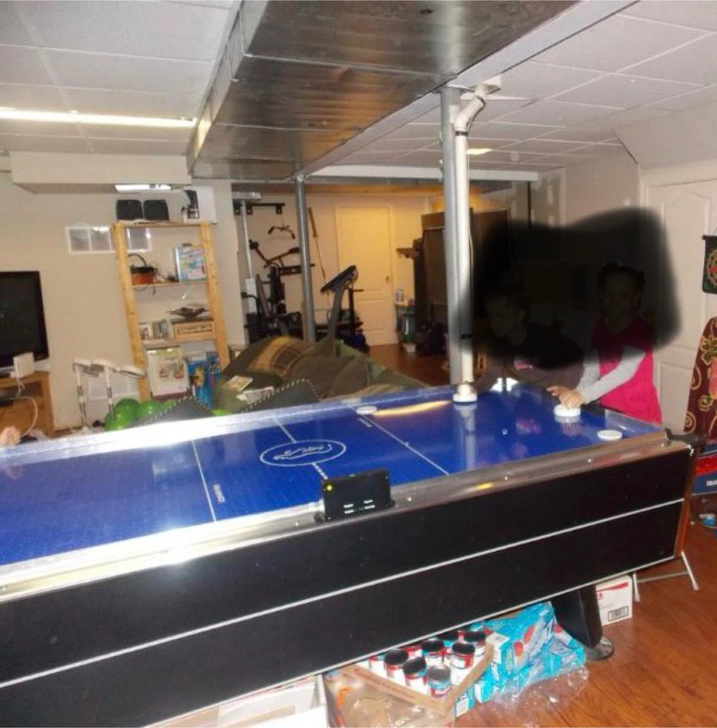 Rhino Blue Air Hockey Table