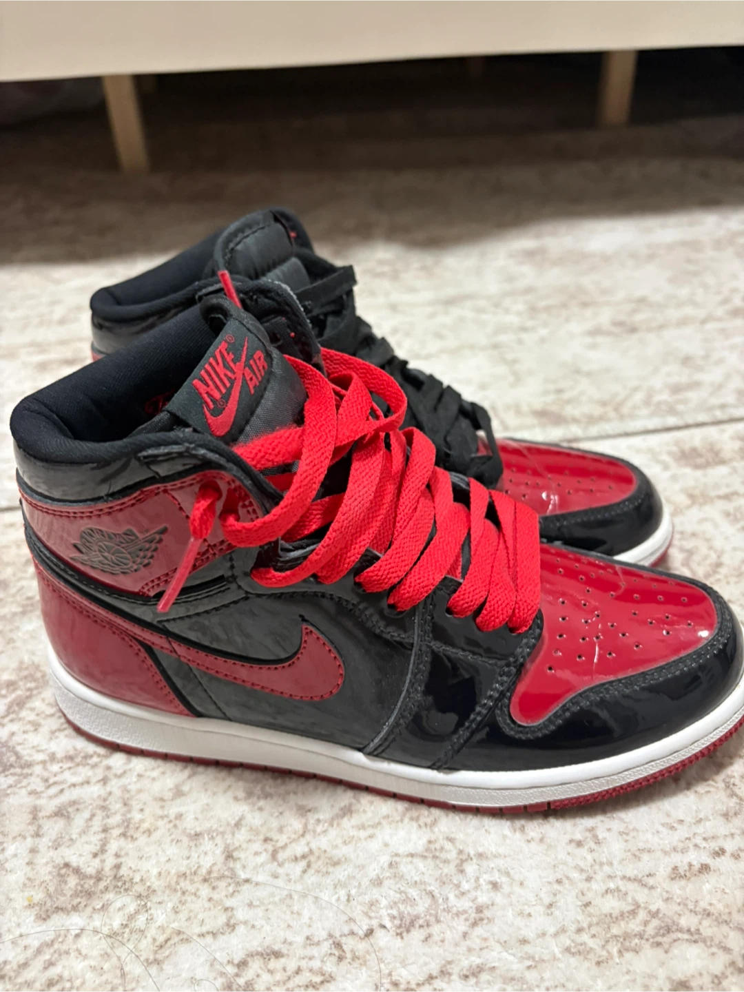 Nike Air Jordan 1 High OG "Bred Patent" Sneakers