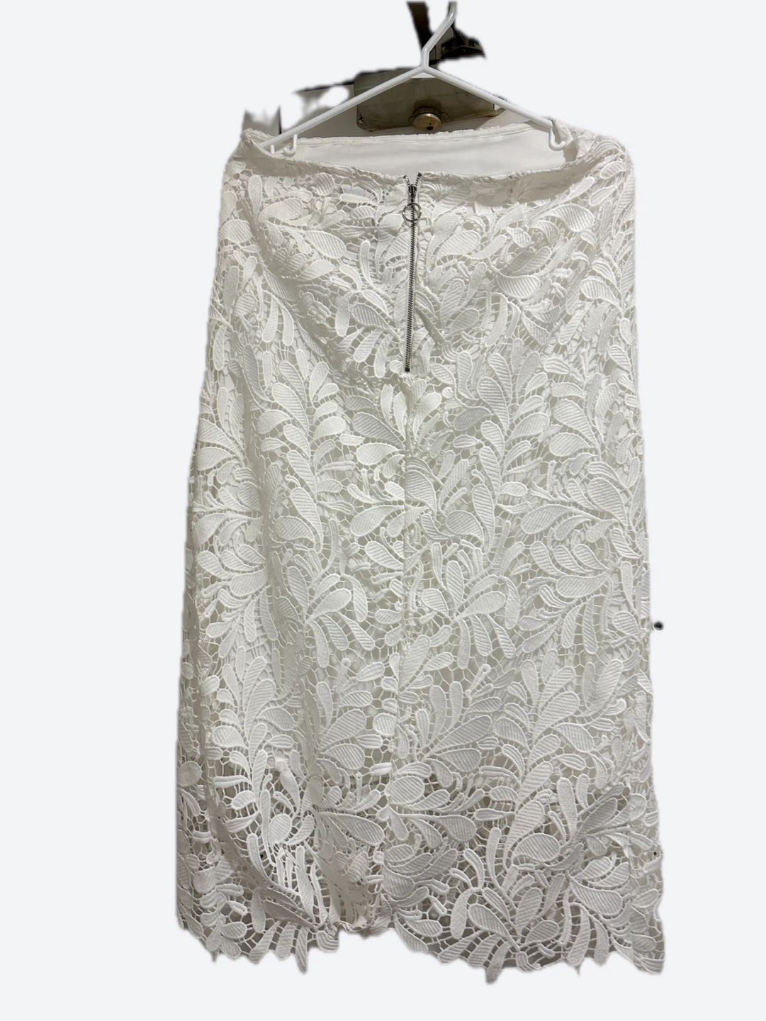 White Lace Midi Skirt - photo 2