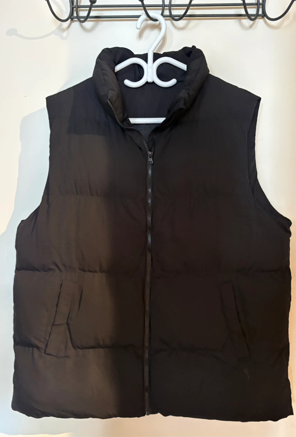 Black Puffer Vest - photo 3