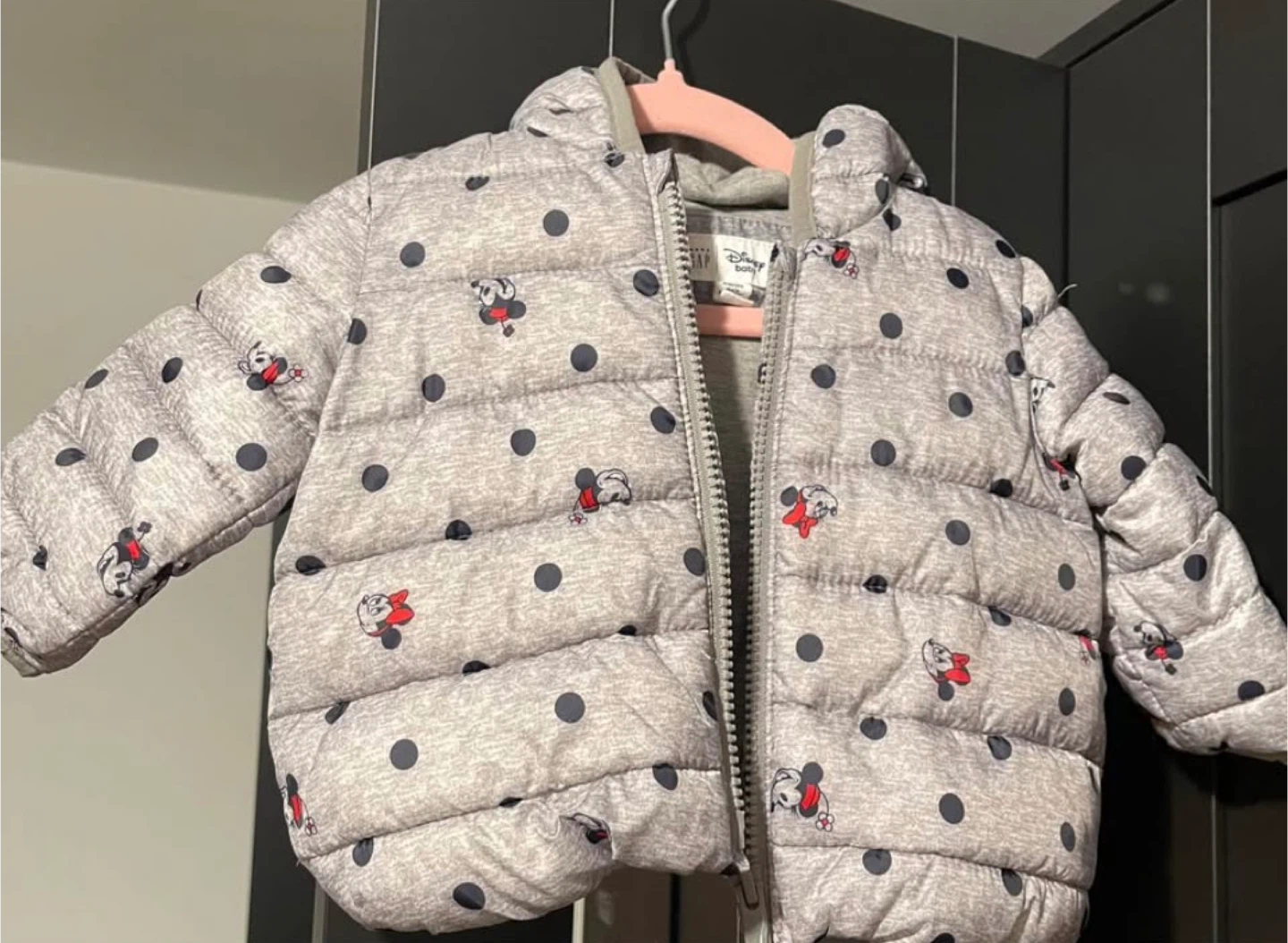 Baby Gap Disney Puffer Jacket 0-6 Months