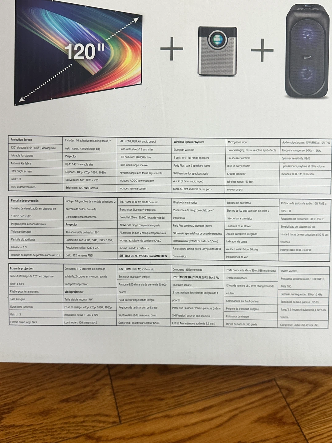 Brandnew Movie Theatre Kit Projector - photo 3