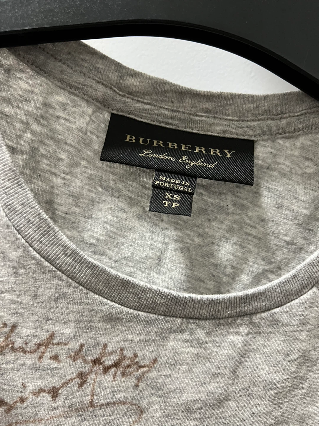 Burberry Grey Cartoon Print T-Shirt - Size XS - photo 2