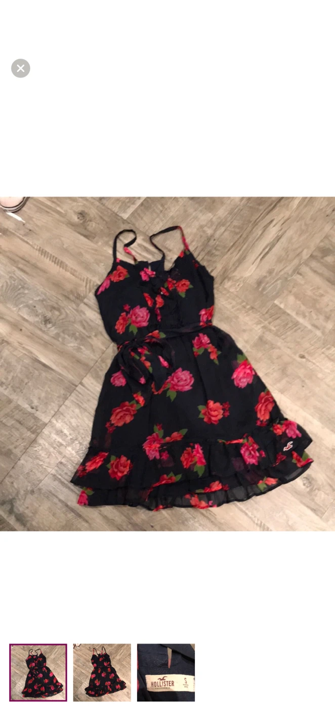 Hollister Floral Dress Size S