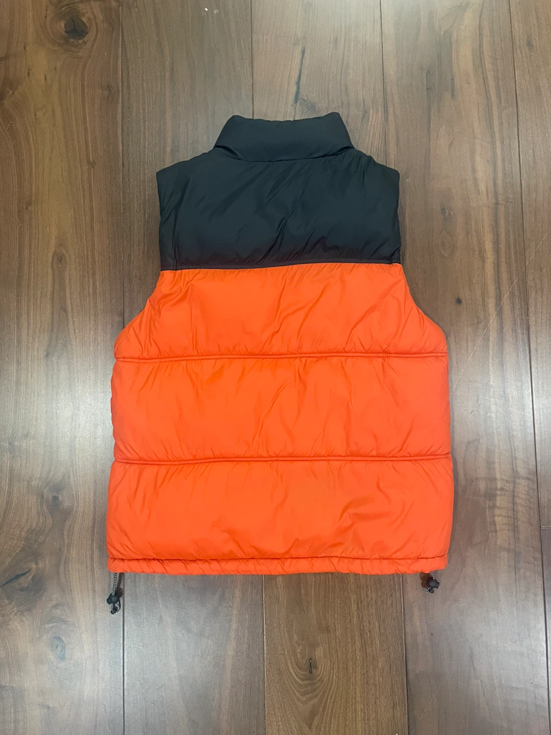 Zara Black/Orange Puffer Vest - Size Men’s Medium - photo 2