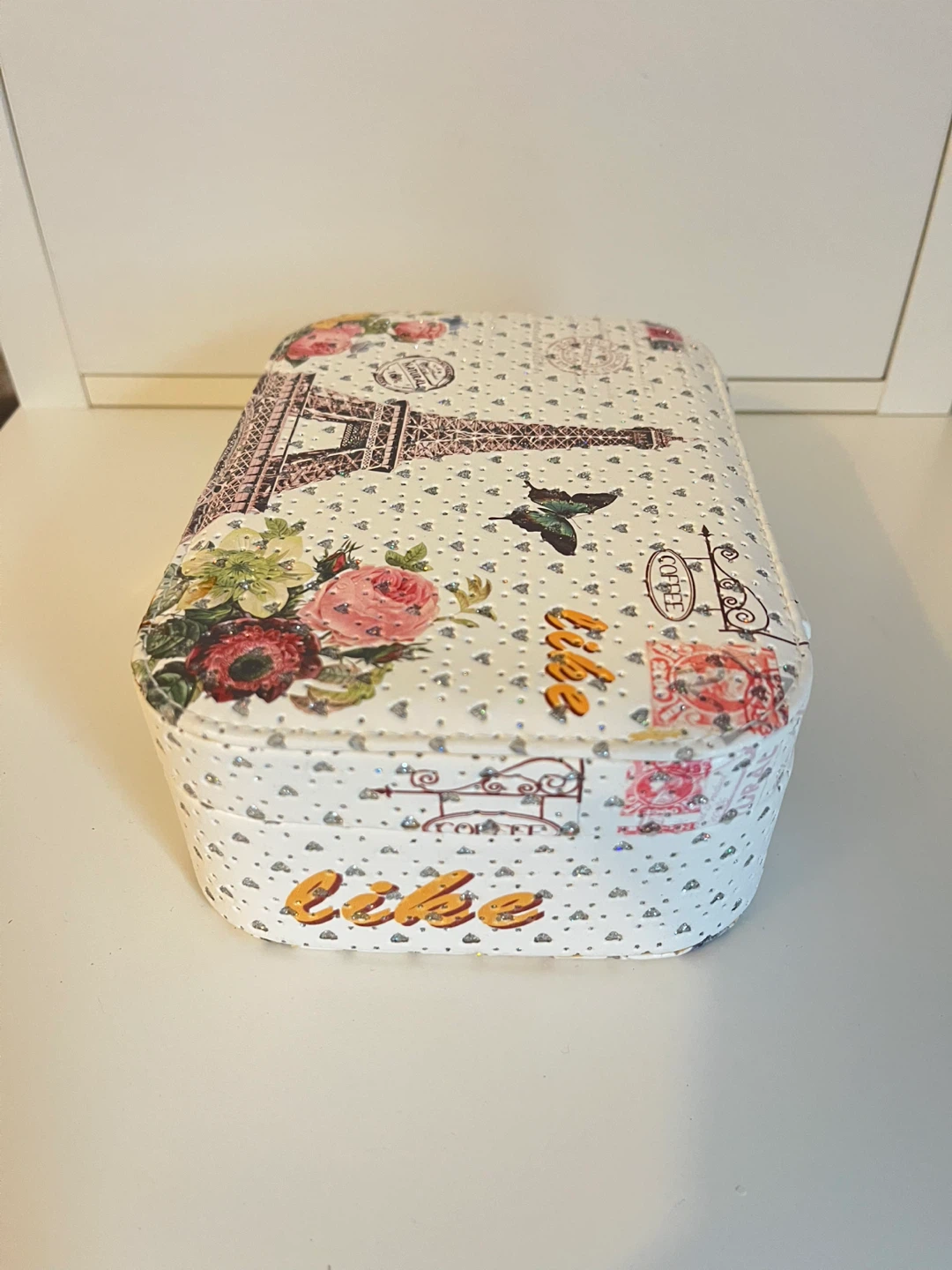 Eiffel Tower Floral Jewelry Box - photo 3