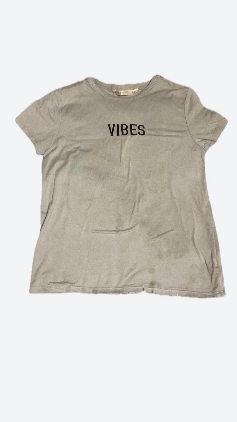 URBAN KIDS Gray 'VIBES' T-Shirt