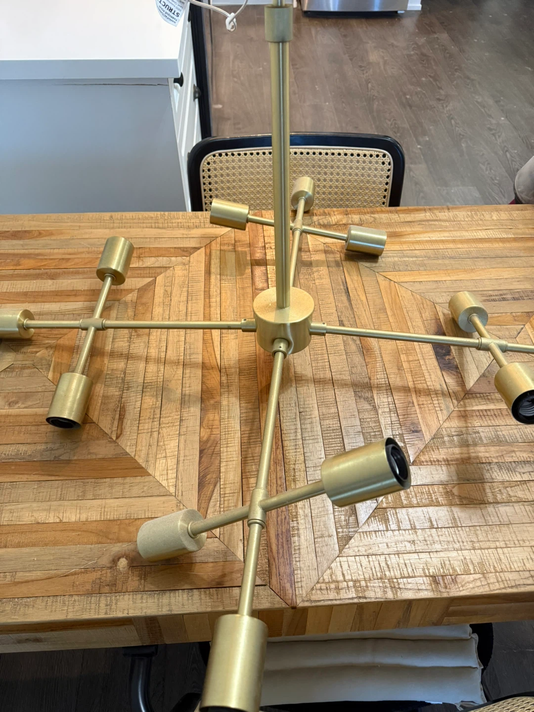 Structube Cassiopeia Pendant Light - Brass
