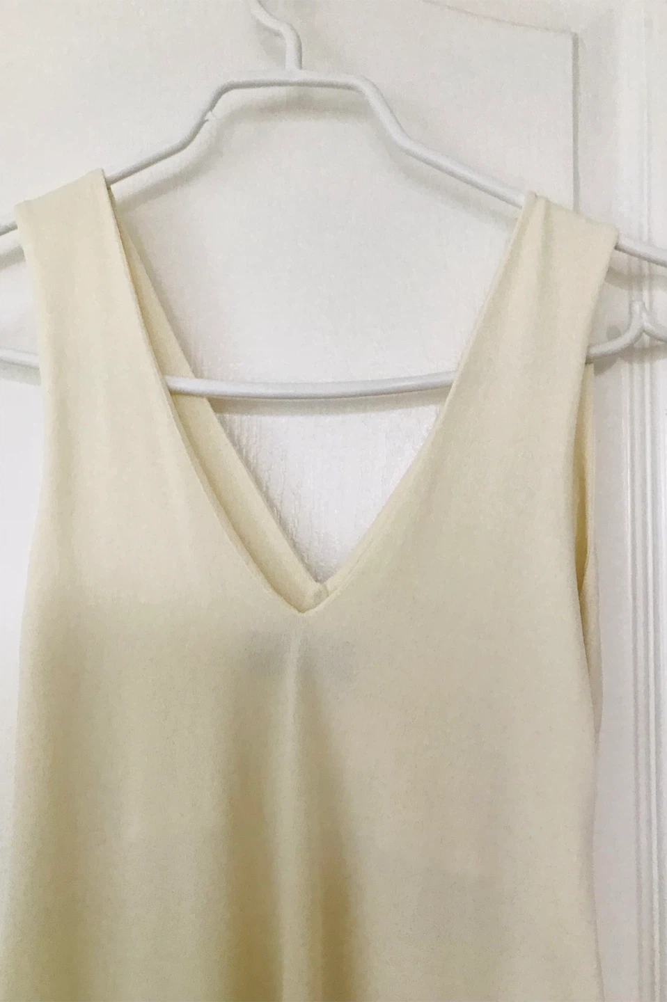 Cream V-Neck Maxi Dress - photo 4