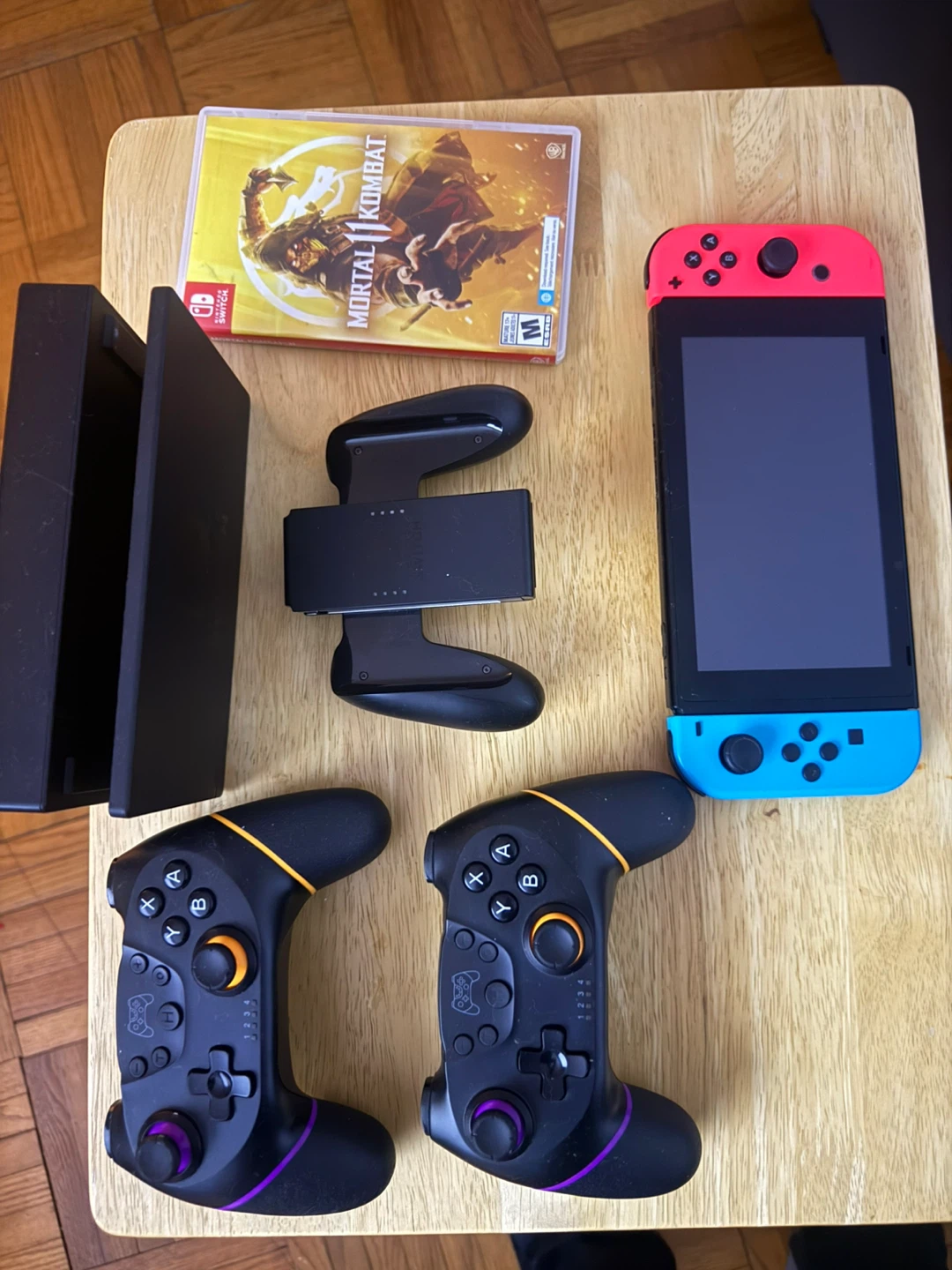 Nintendo Switch Console with Mortal Kombat 11 and Accessories