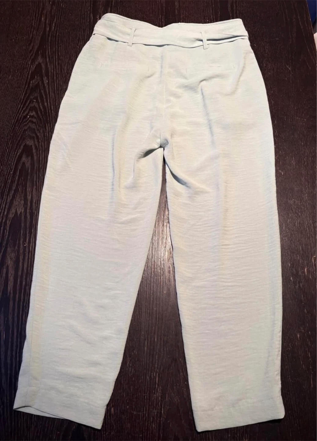 Light Sage Green Paperbag Waist Pants - photo 2