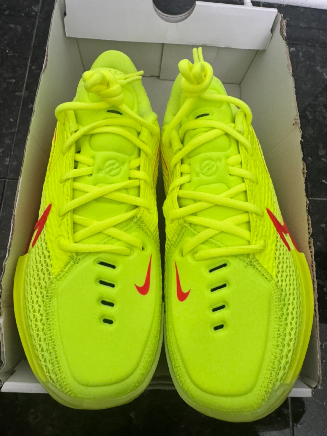 Nike GT Cut 1 EYBL Volt/Bright Crimson - photo 5