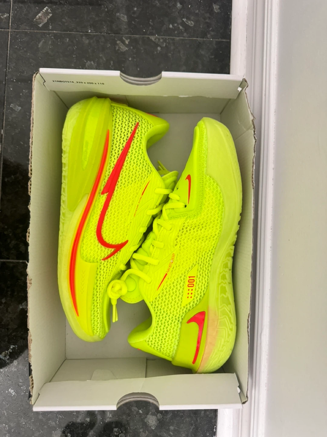 Nike GT Cut 1 EYBL Volt/Bright Crimson