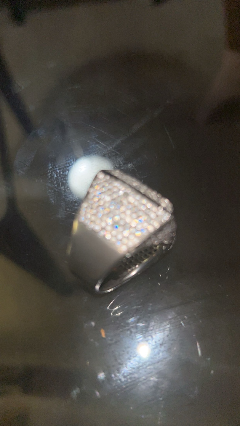 Men's Bling Ring Moissanite Vvs Diamond Ring - photo 3