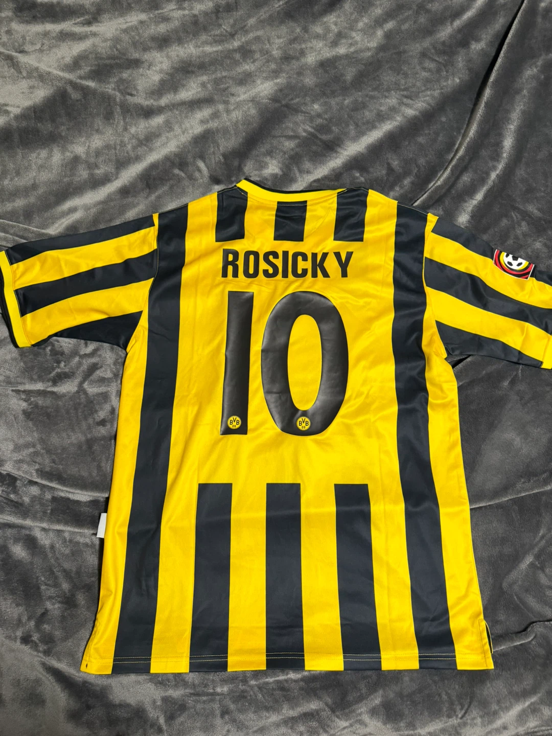 Borussia Dortmund Rosicky Soccer Jersey Large - photo 4