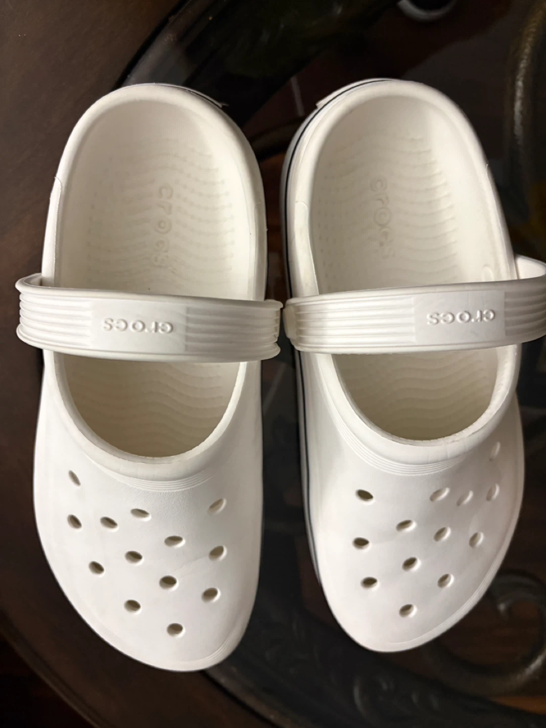 Crocs White Sandals  unisex - Size 7Men /9Women's - photo 3