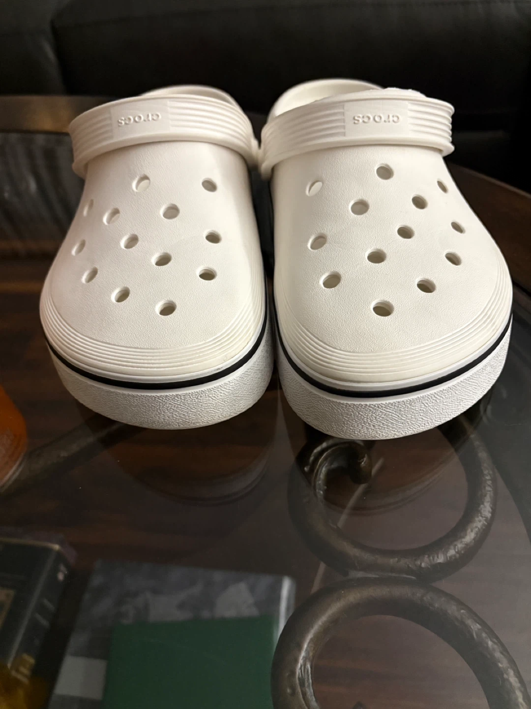 Crocs White Sandals  unisex - Size 7Men /9Women's - photo 2